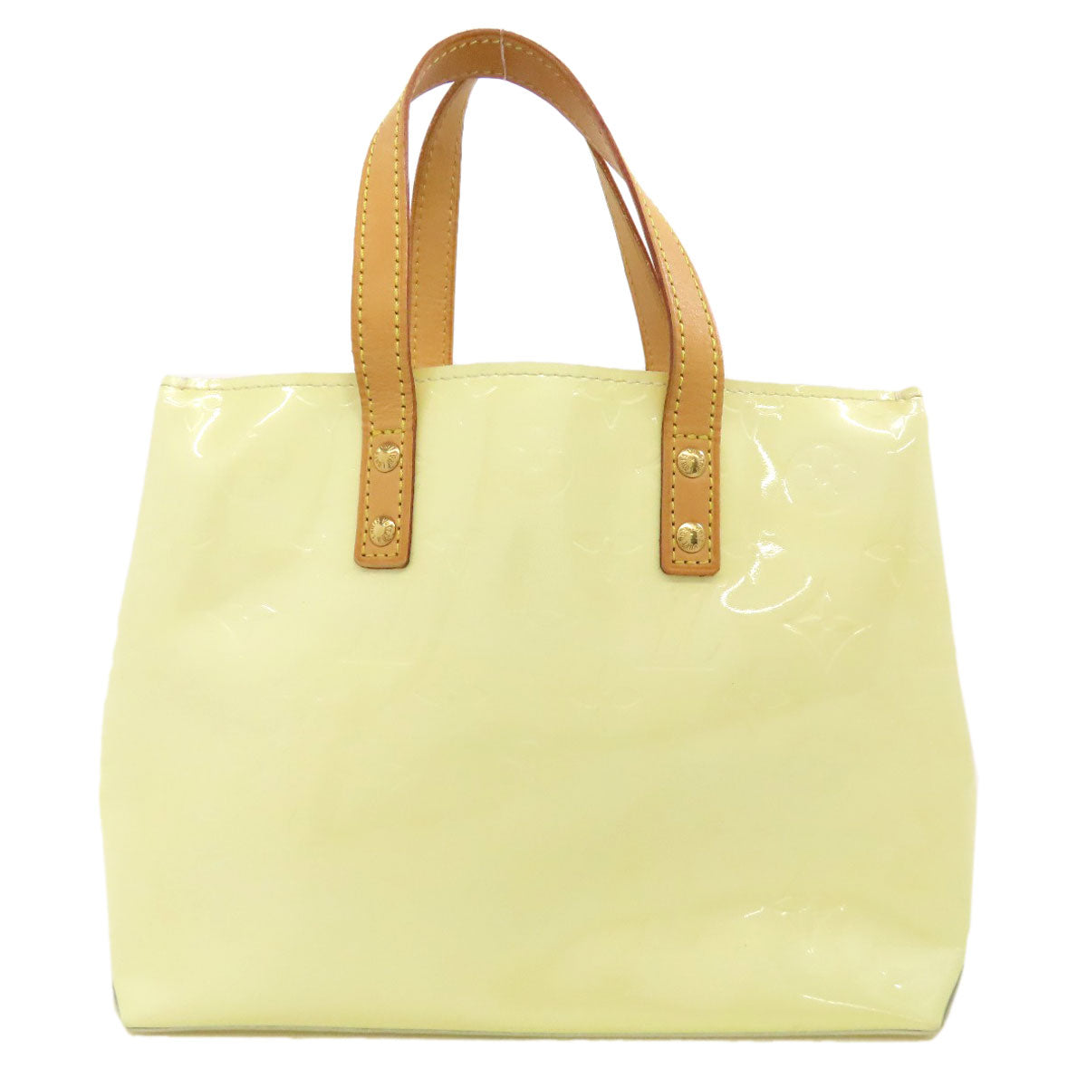 LOUIS VUITTON Handbag M91336 Vernis yellow Lead PM