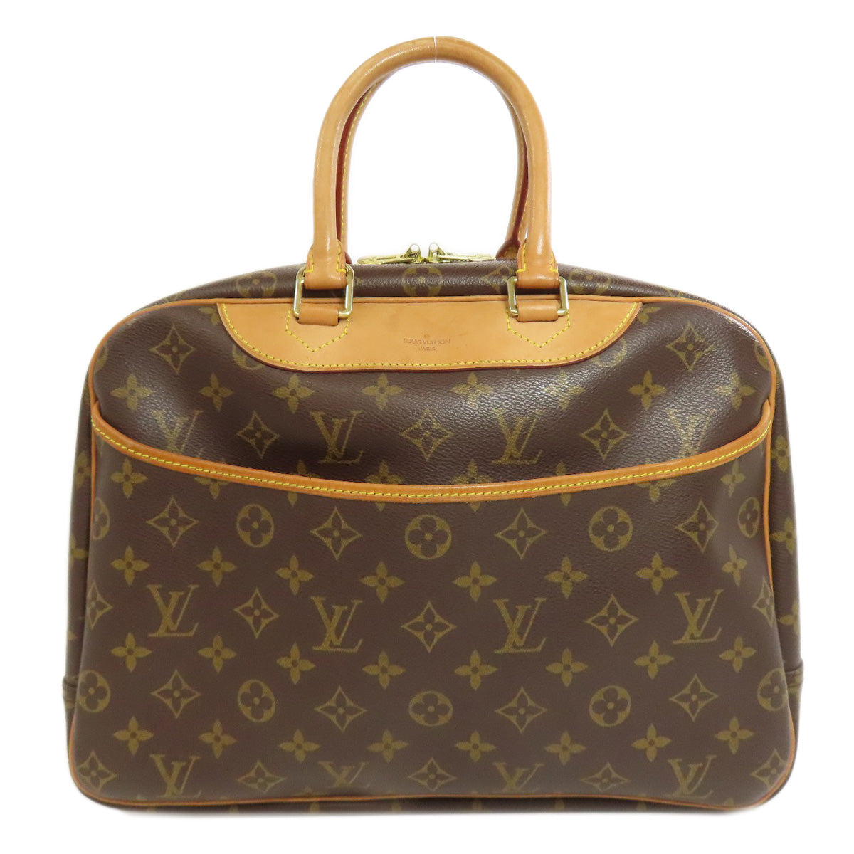 LOUIS VUITTON Handbag M47270 Monogram canvas Brown Deauville