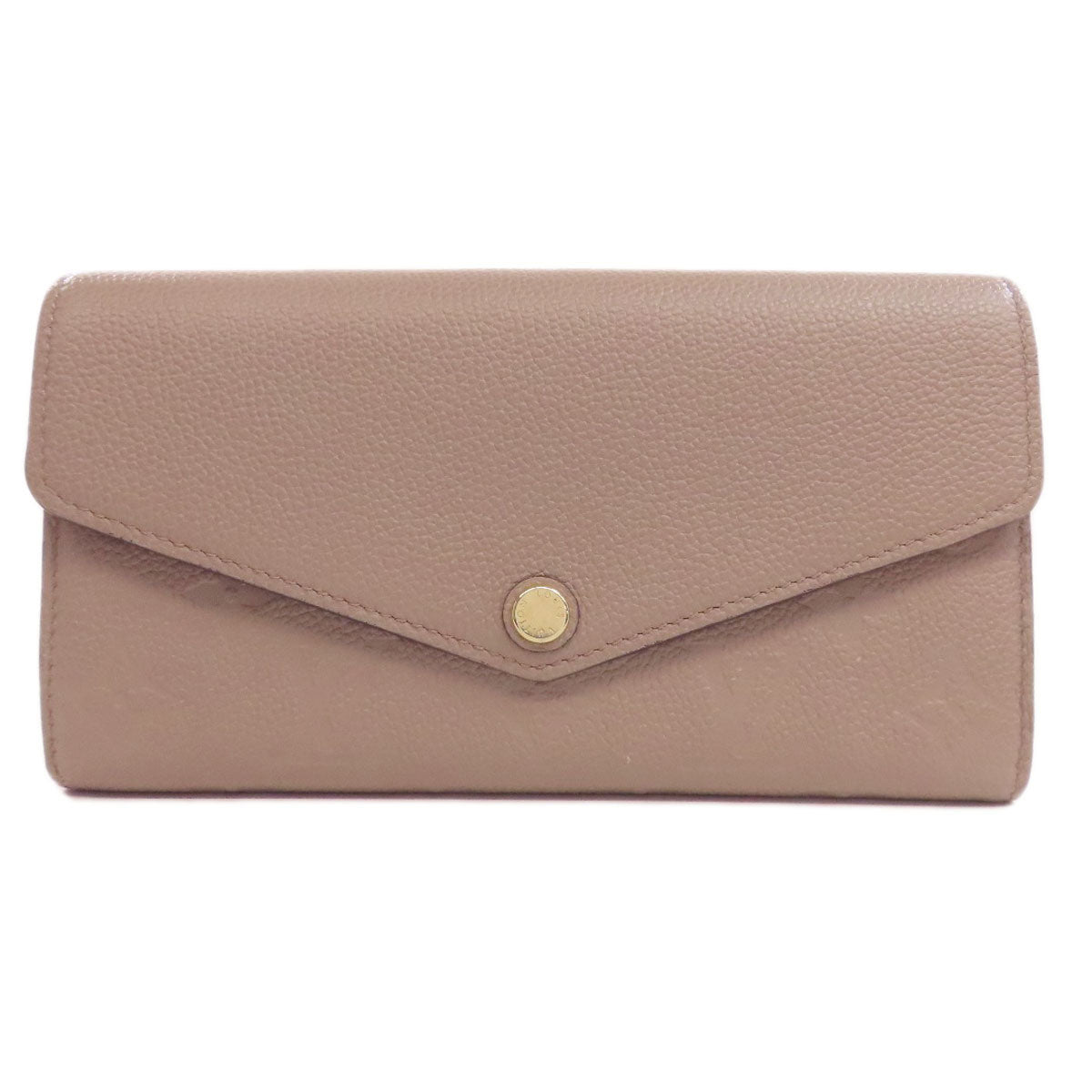 LOUIS VUITTON Long Wallet Purse M68708 Ann Platt beige Portefeuille Sara Women