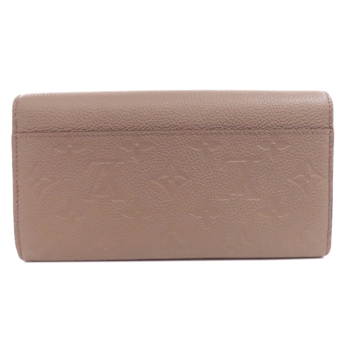 LOUIS VUITTON Long Wallet Purse M68708 Ann Platt beige Portefeuille Sara Women
