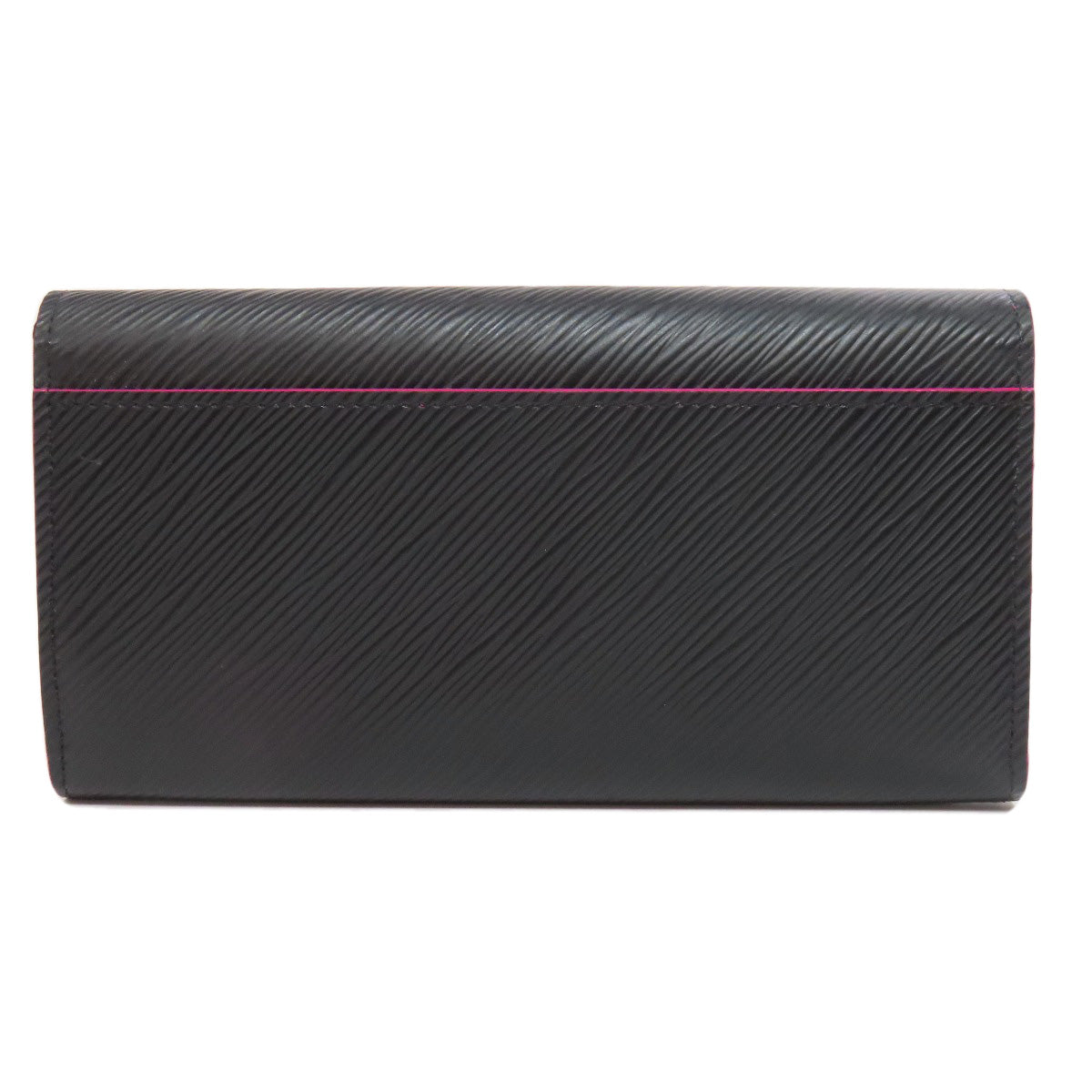 LOUIS VUITTON Long Wallet Purse M64322 Epi black Portefeuille Sara Women