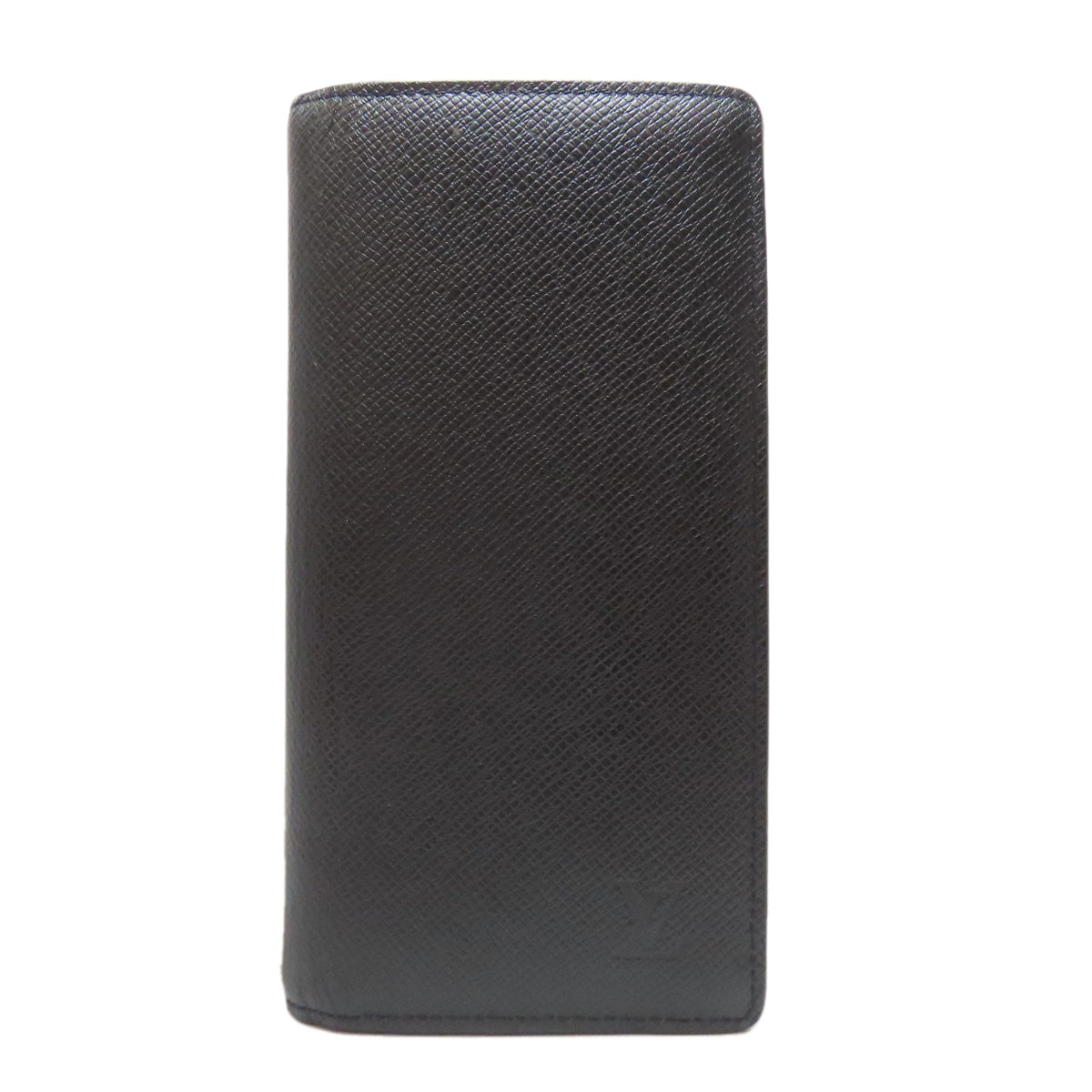 LOUIS VUITTON Long Wallet Purse M32654 Taiga Leather black Portefeuilleï¿½EBrazza Former mens