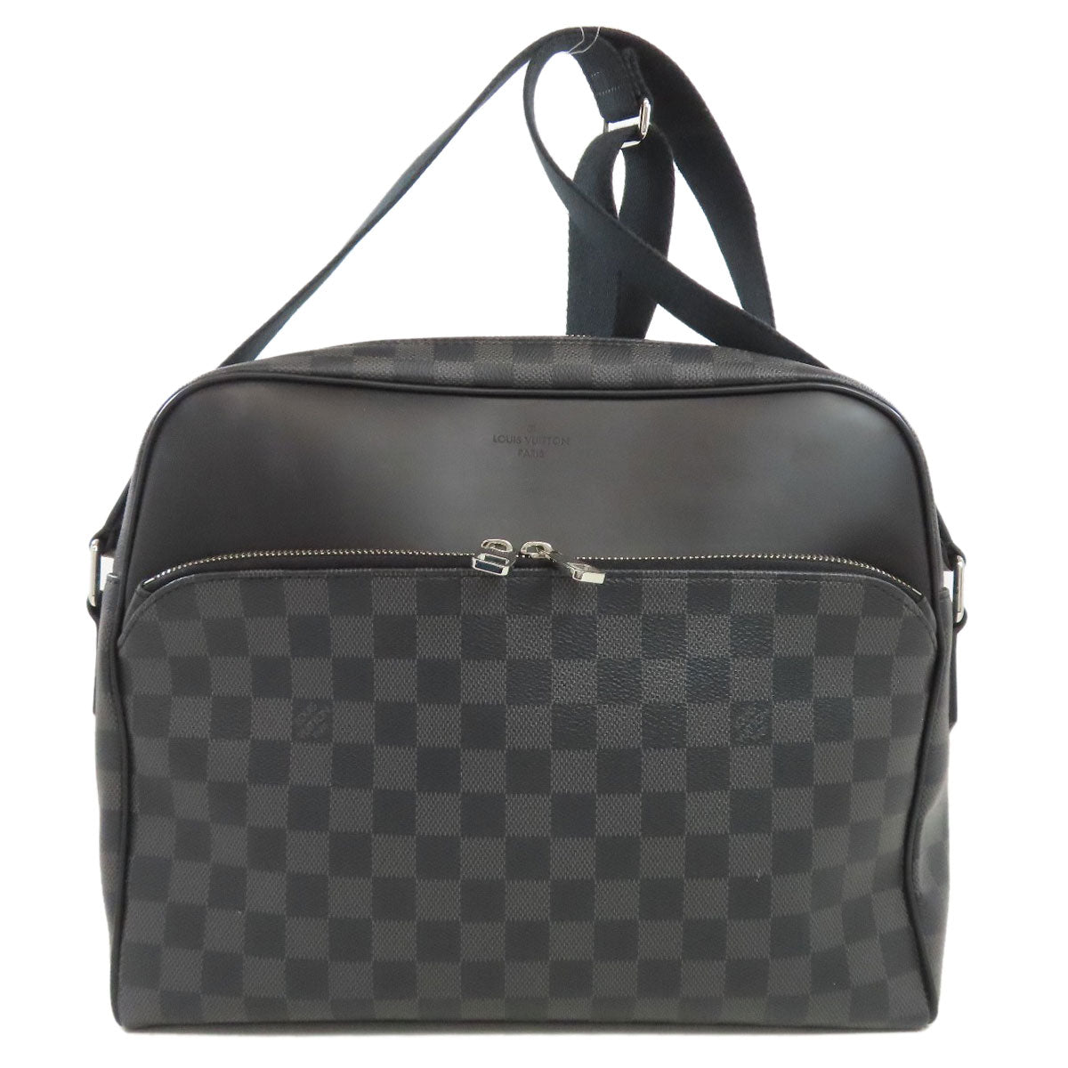 LOUIS VUITTON Shoulder Bag N41409 Damier canvas black Dayton MM Women