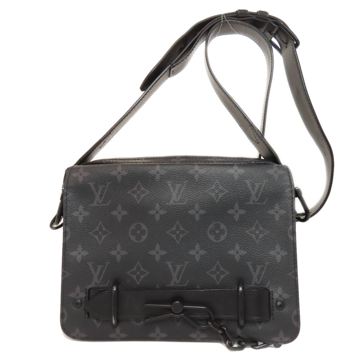 LOUIS VUITTON Shoulder Bag M45585 Monogram canvas black Steamer Messenger Women