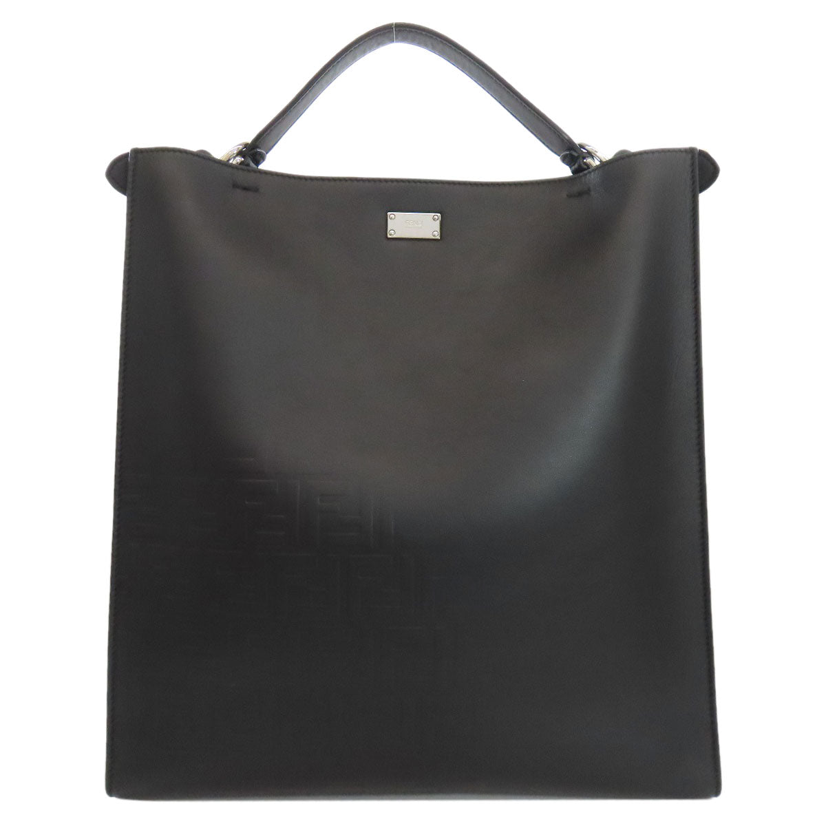 FENDI Handbag Calfskin black Peekaboo X-Rite 2WAY Women