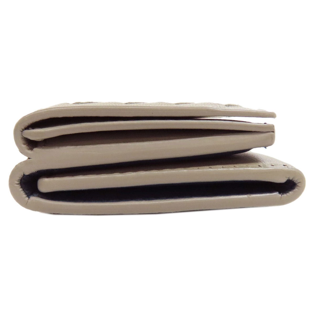 BOTTEGAVENETA Bifold Wallet Calfskin gray Compact wallet INTRECCIATO Women