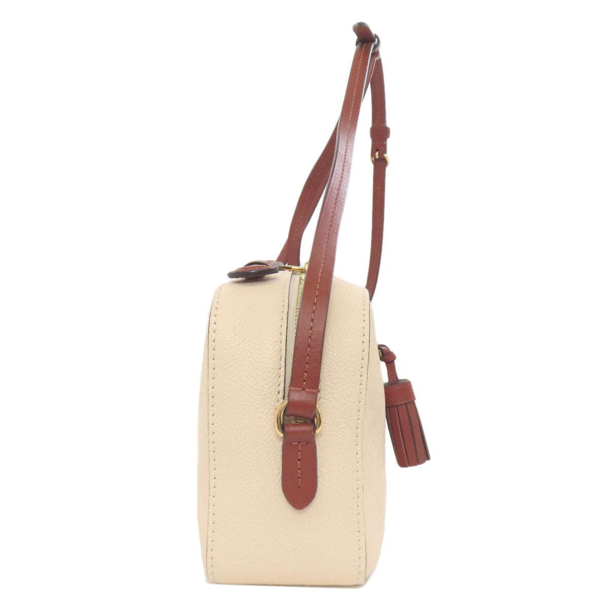 LOUIS VUITTON Shoulder Bag M44597 Ann Platt beige Saintonge USA Women