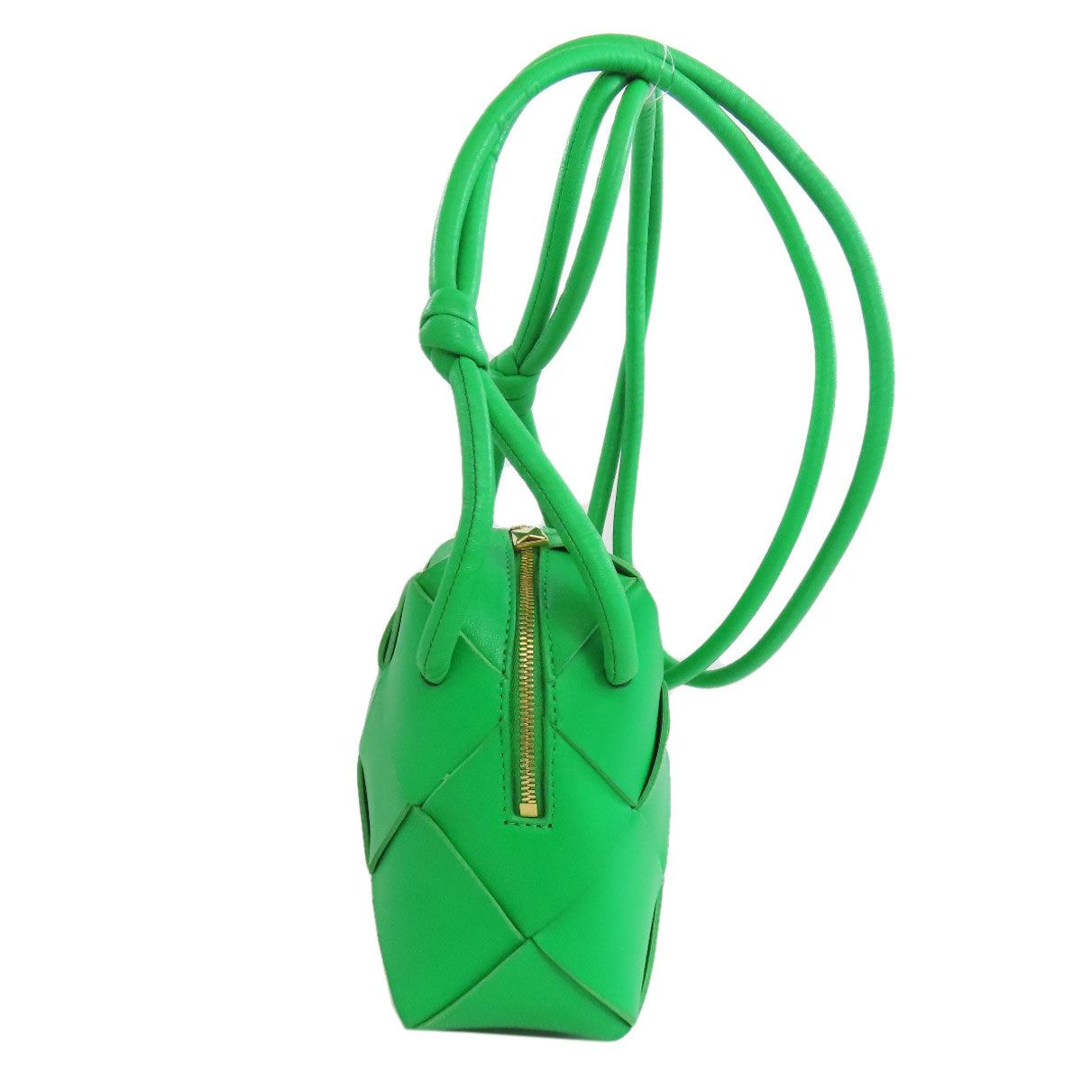 BOTTEGAVENETA Shoulder Bag Calfskin green mini cassette camera bag