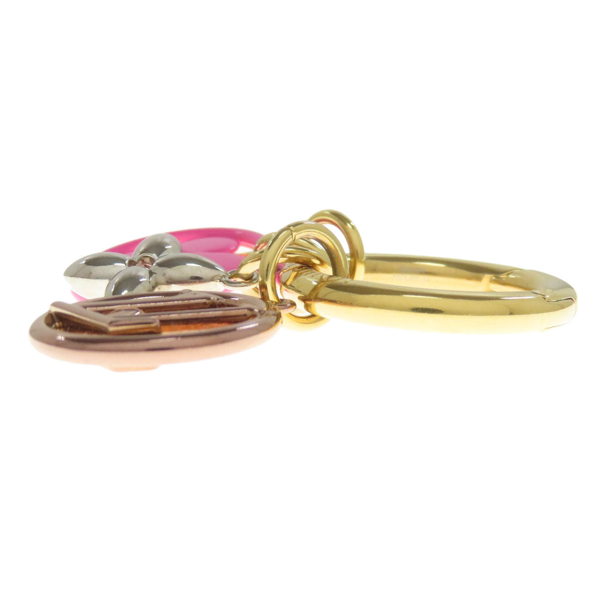 LOUIS VUITTON Key ring M01363 metallic gold Fetish Pop Women