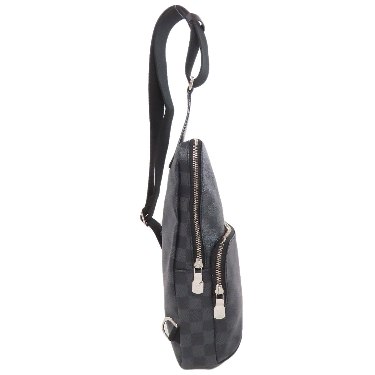 LOUIS VUITTON Sling bag N41719 Damier canvas black Avenue Sling mens