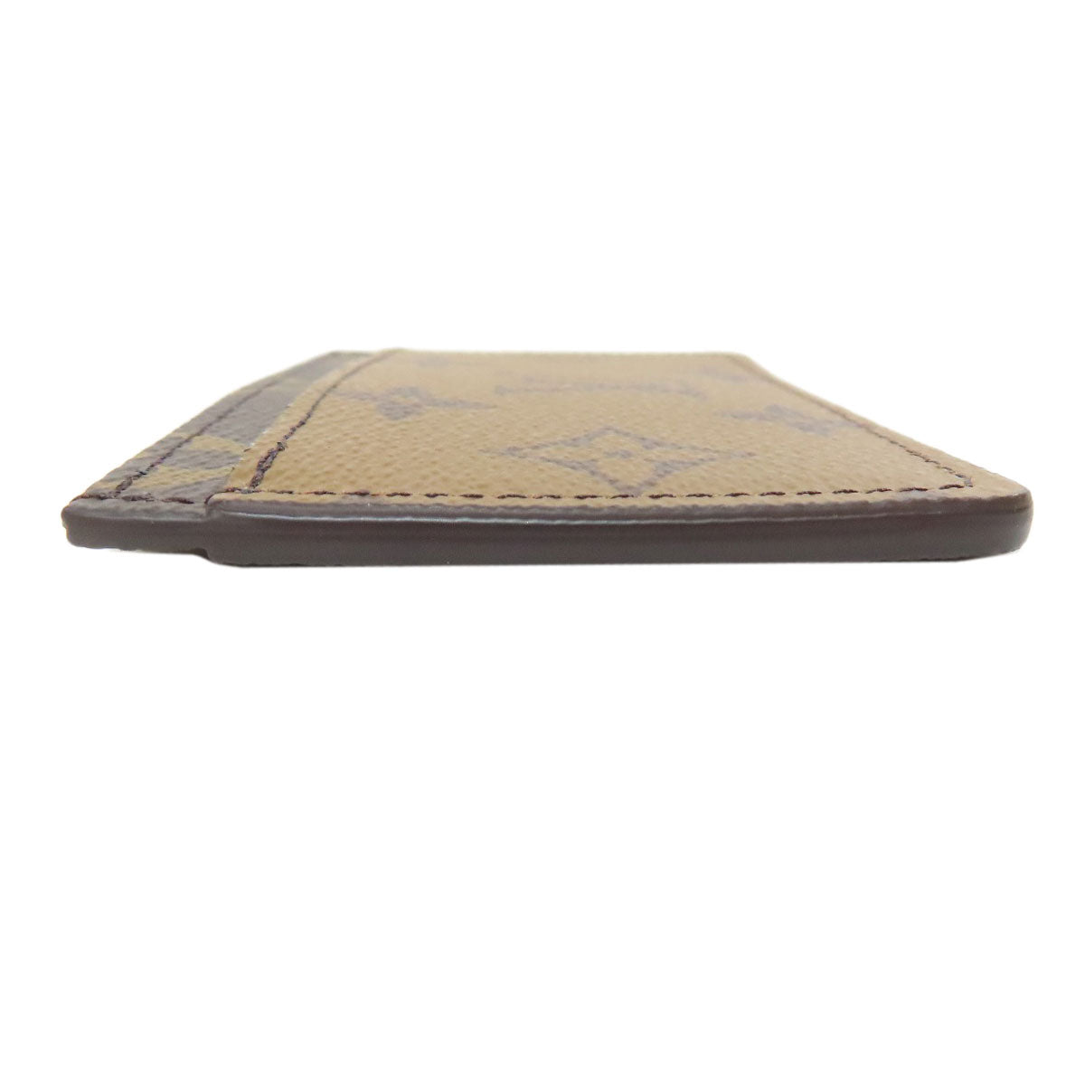LOUIS VUITTON Card Case M69161 Monogram reverse Brown Porte Cartesï¿½ESimple Women