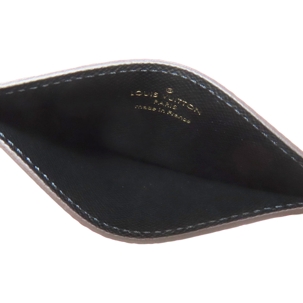 LOUIS VUITTON Card Case M69161 Monogram reverse Brown Porte Cartesï¿½ESimple Women
