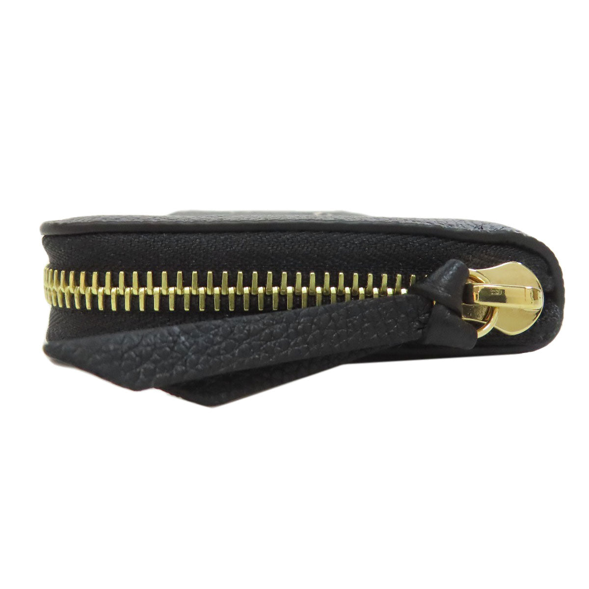 LOUIS VUITTON Long Wallet Purse M82338 Ann Platt black Portefeuille Clemence Women