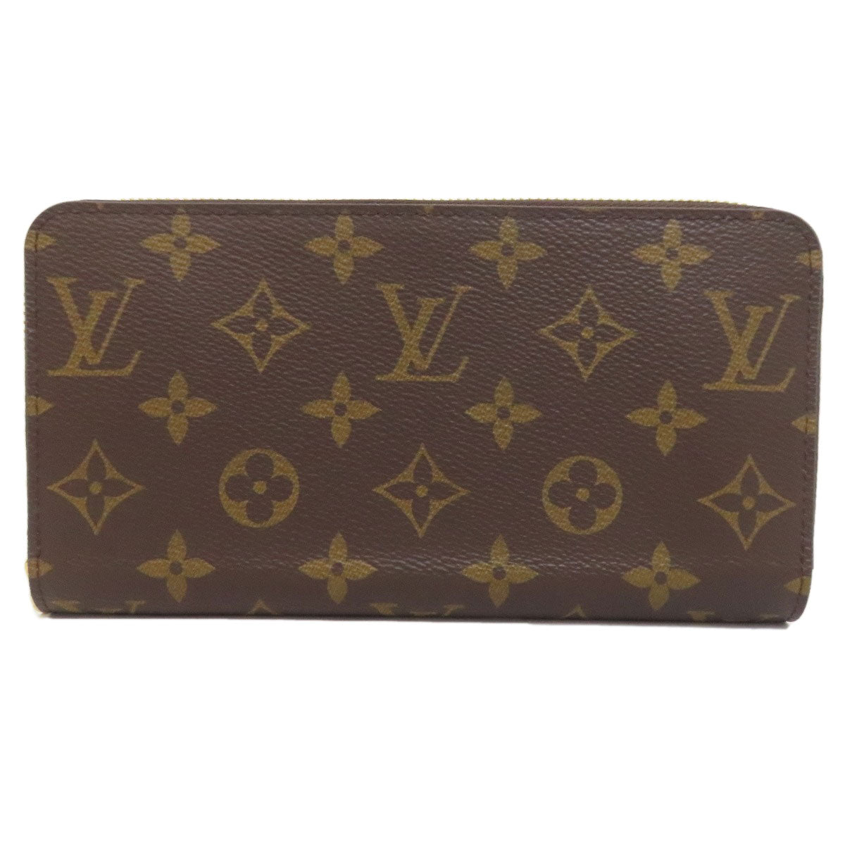 LOUIS VUITTON Long Wallet Purse M42616 Monogram canvas Brown Zippy wallet