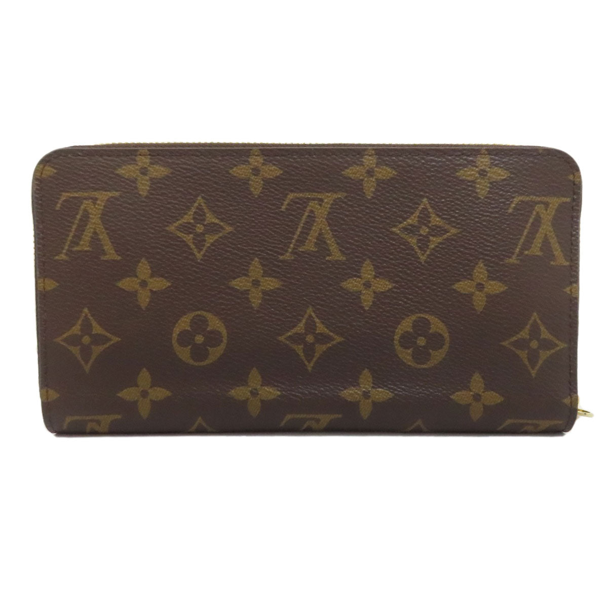 LOUIS VUITTON Long Wallet Purse M42616 Monogram canvas Brown Zippy wallet