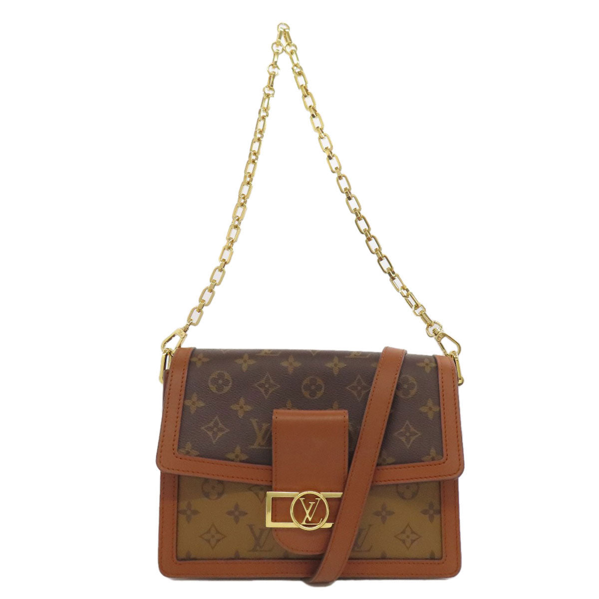 LOUIS VUITTON Shoulder Bag M44391 Monogram reverse Brown Dauphine MM