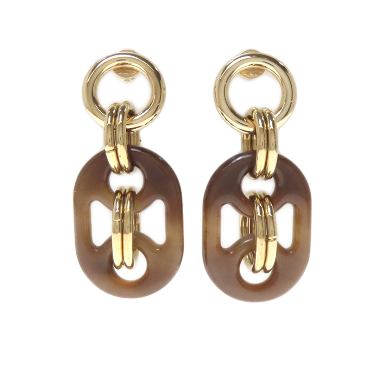 HERMES Pierce Buffalo horn, metal Brown Eurydice PM Women