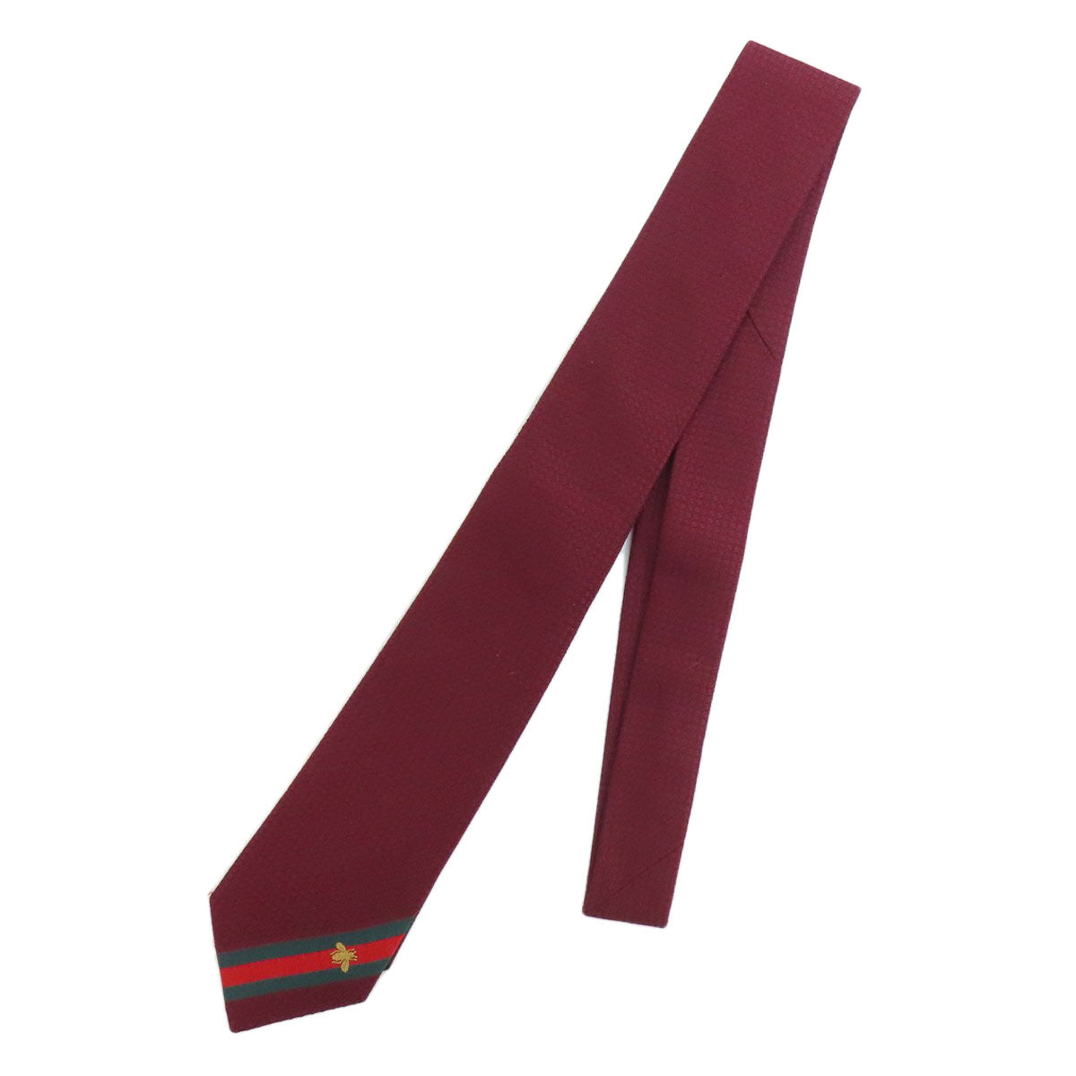GUCCI tie silk Red be sherry line mens
