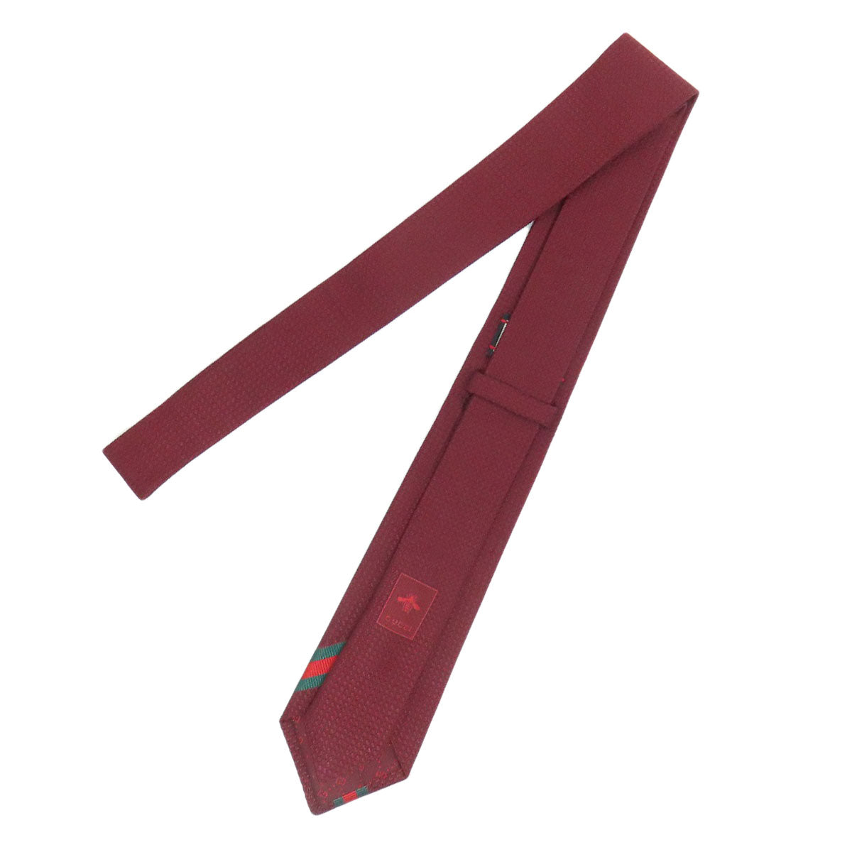 GUCCI tie silk Red be sherry line mens
