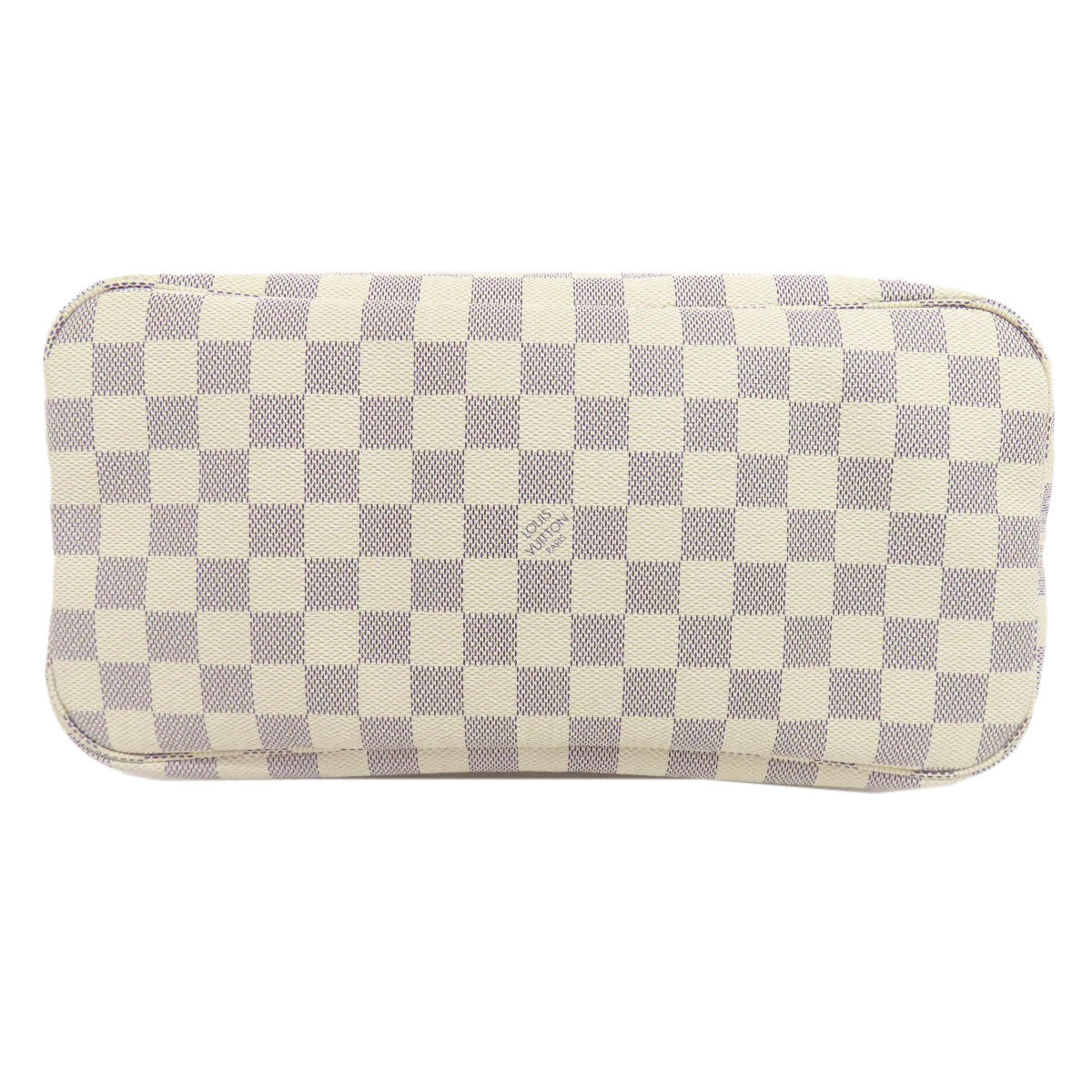 LOUIS VUITTON Tote Bag N51107 Damier canvas white Neverfull MM Old Women