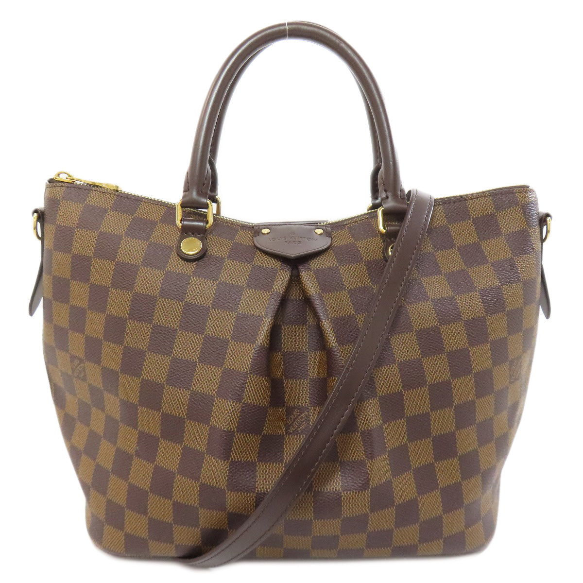 LOUIS VUITTON Tote Bag N41546 Damier canvas Brown Siena MM
