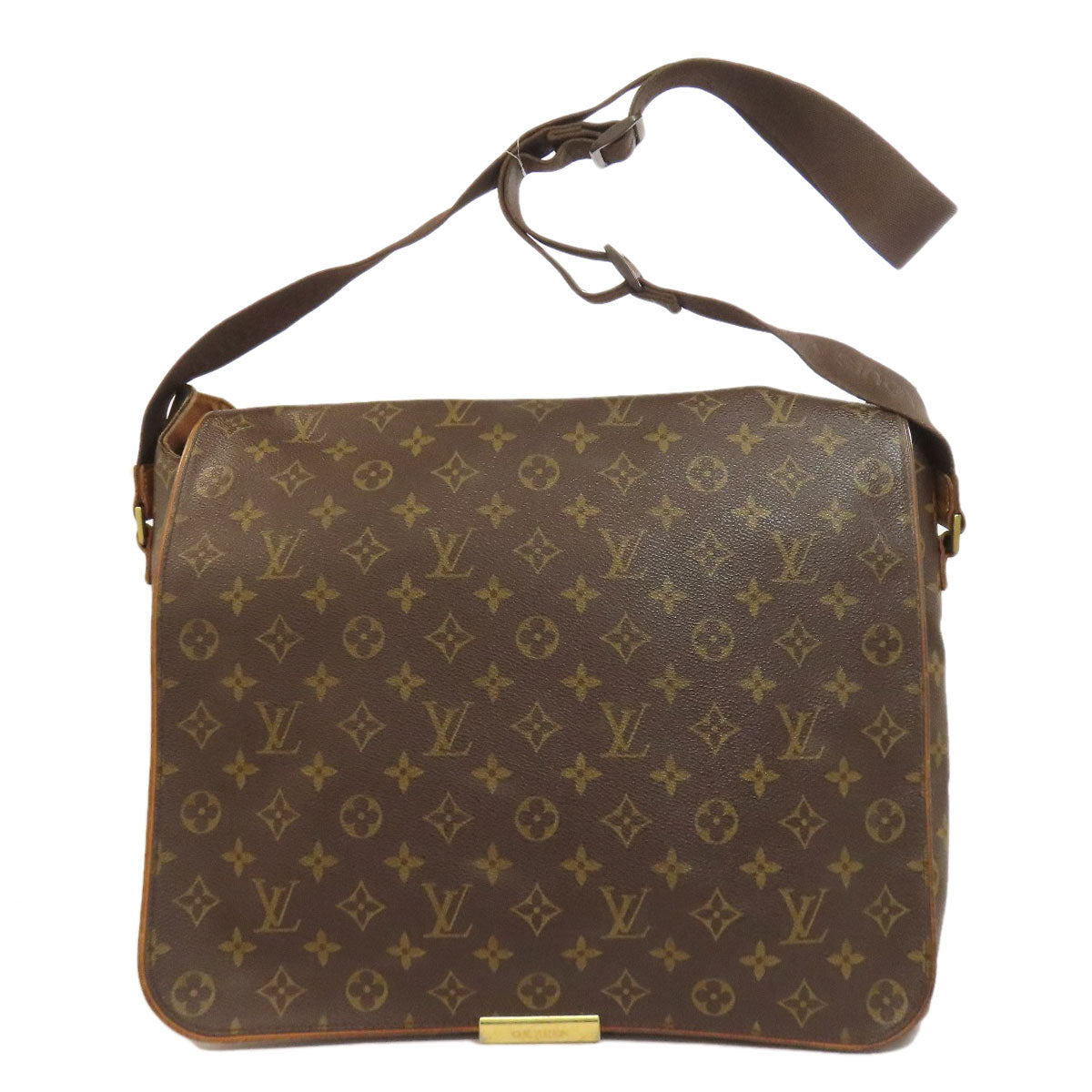 LOUIS VUITTON Shoulder Bag M45257 Monogram canvas Brown Abbesses