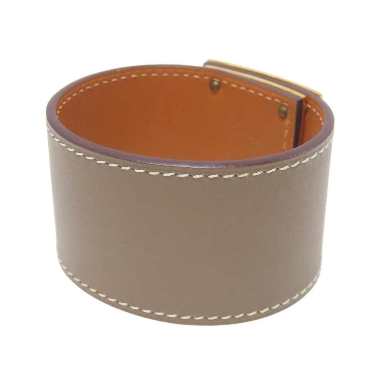 HERMES bracelet Swift beige Kelly Dog Bangle