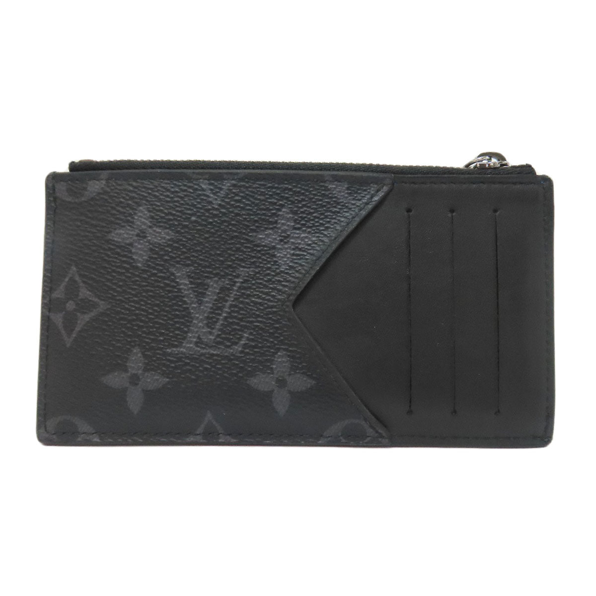 LOUIS VUITTON Coin case M80994 Monogram Eclipse black Zippy Dragonne Trunk Print Women