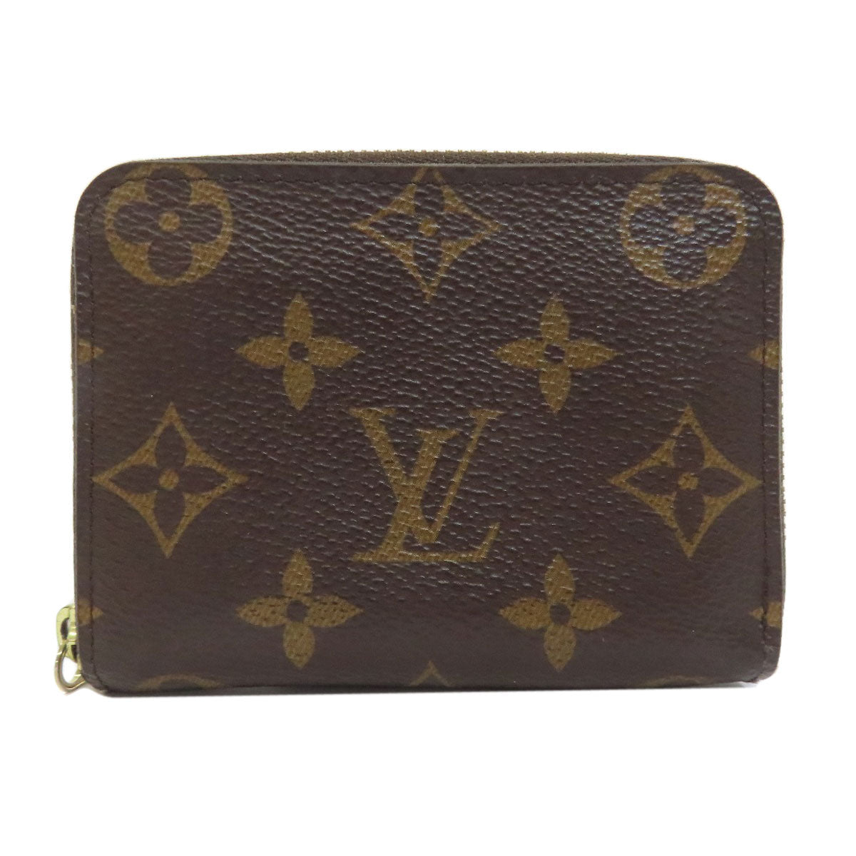 LOUIS VUITTON Coin case M60067 Monogram canvas Brown Zippy coin purse Women(Unisex)