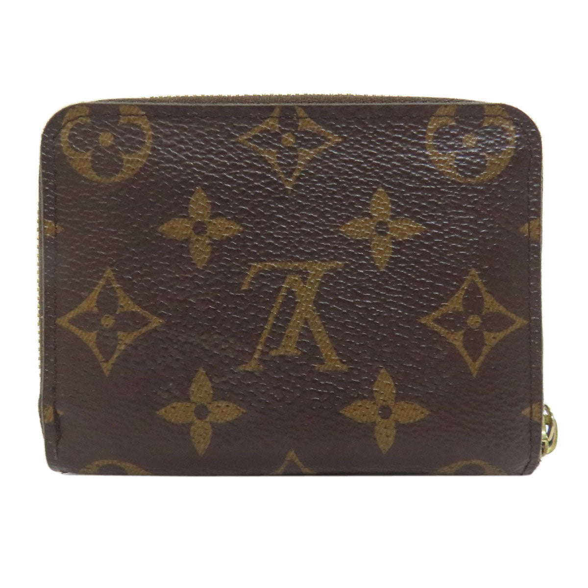 LOUIS VUITTON Coin case M60067 Monogram canvas Brown Zippy coin purse Women(Unisex)