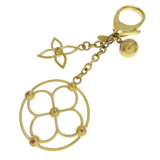 LOUIS VUITTON key ring M67931 metallic gold Blue me