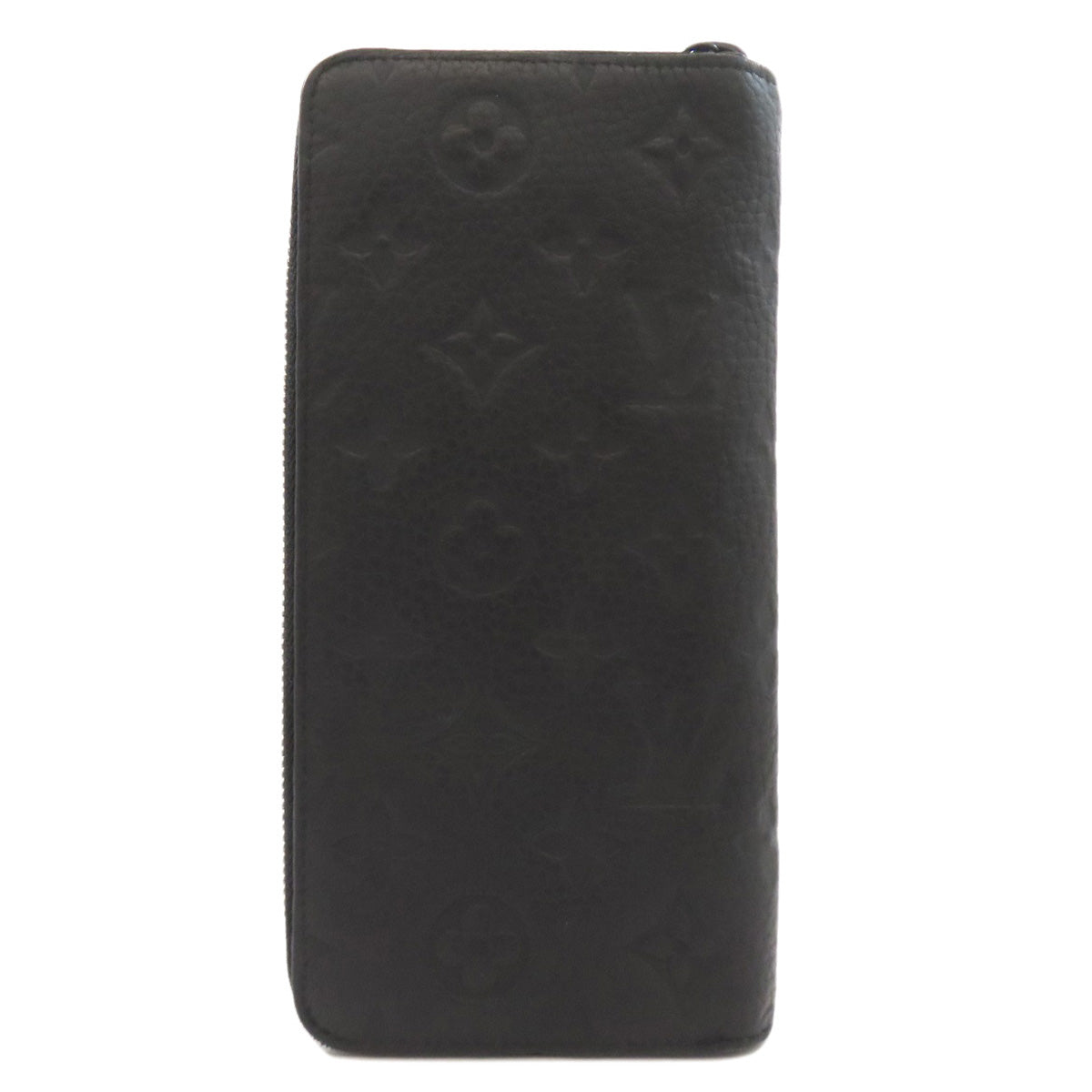 LOUIS VUITTON Long Wallet Purse M69047 Ann Platt black Zippy wallet Vertical Women