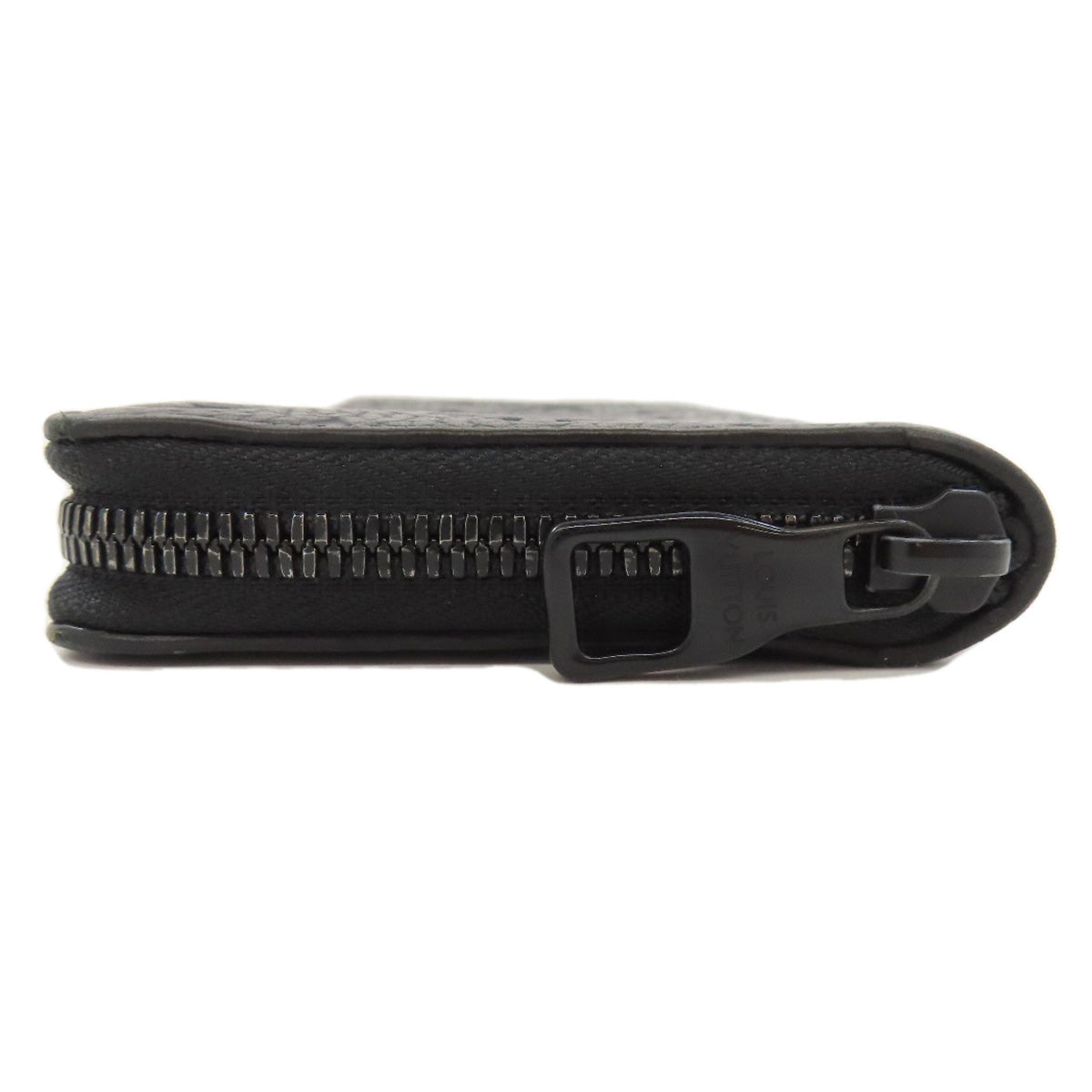 LOUIS VUITTON Long Wallet Purse M69047 Ann Platt black Zippy wallet Vertical Women