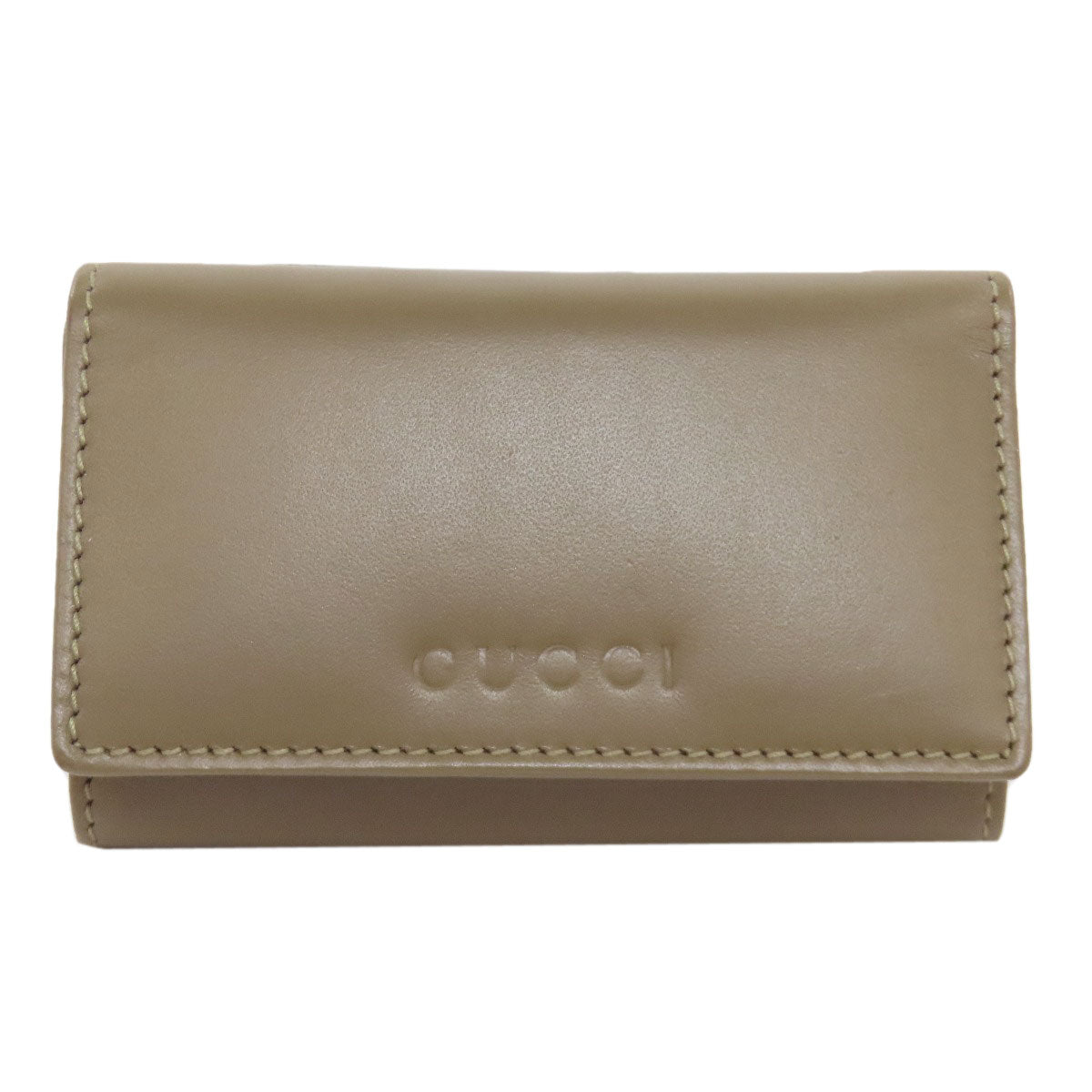 GUCCI Key case Key holder  033 2031 3600 leather Brown Outlet logo