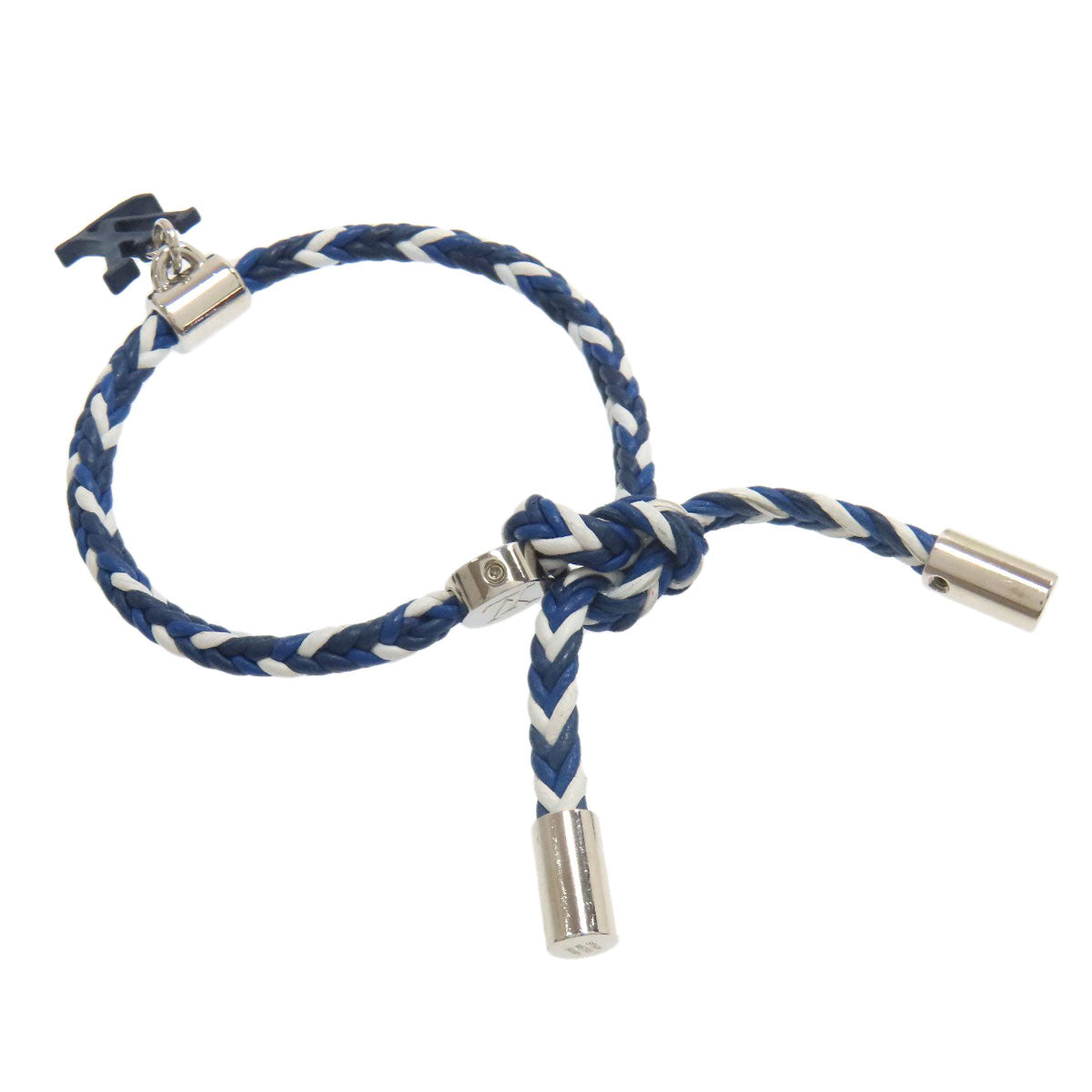 LOUIS VUITTON bracelet M6792 Metal, Leather blue Bracelet Friendship Charm Women