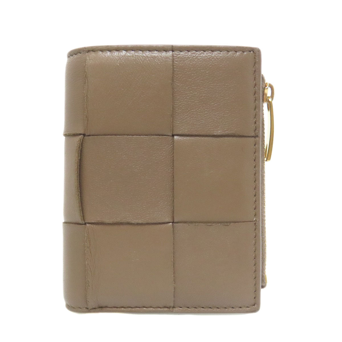 BOTTEGAVENETA Bifold Wallet leather Brown cassette Women