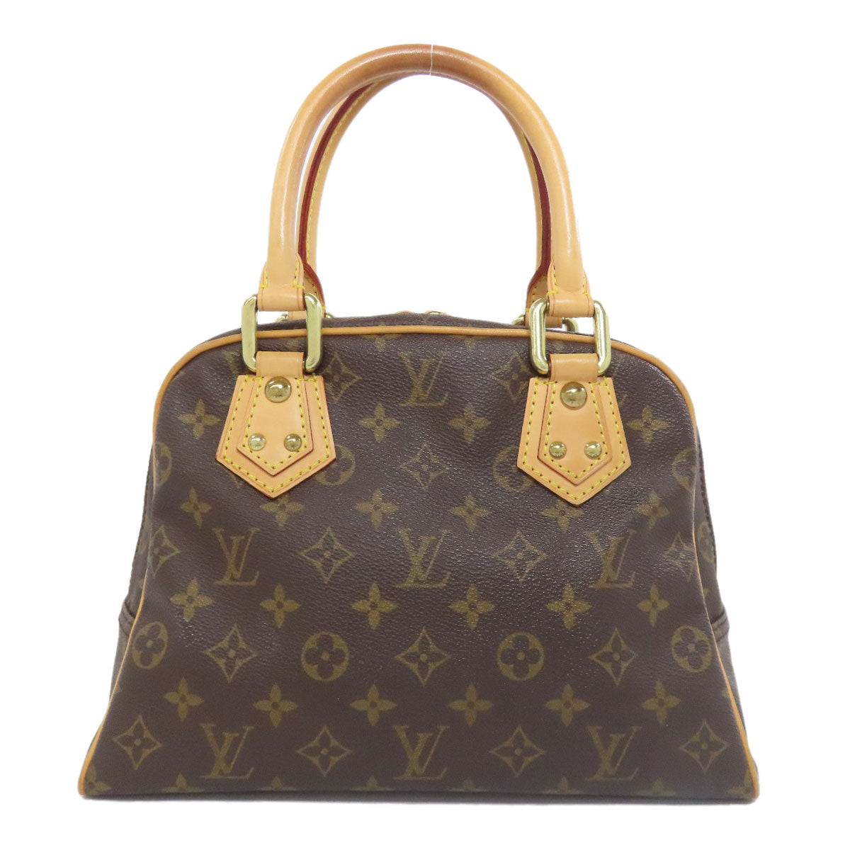 LOUIS VUITTON Handbag M40026 Monogram canvas Brown Manhattan PM Women