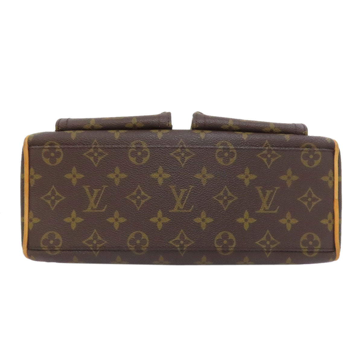 LOUIS VUITTON Handbag M40026 Monogram canvas Brown Manhattan PM Women