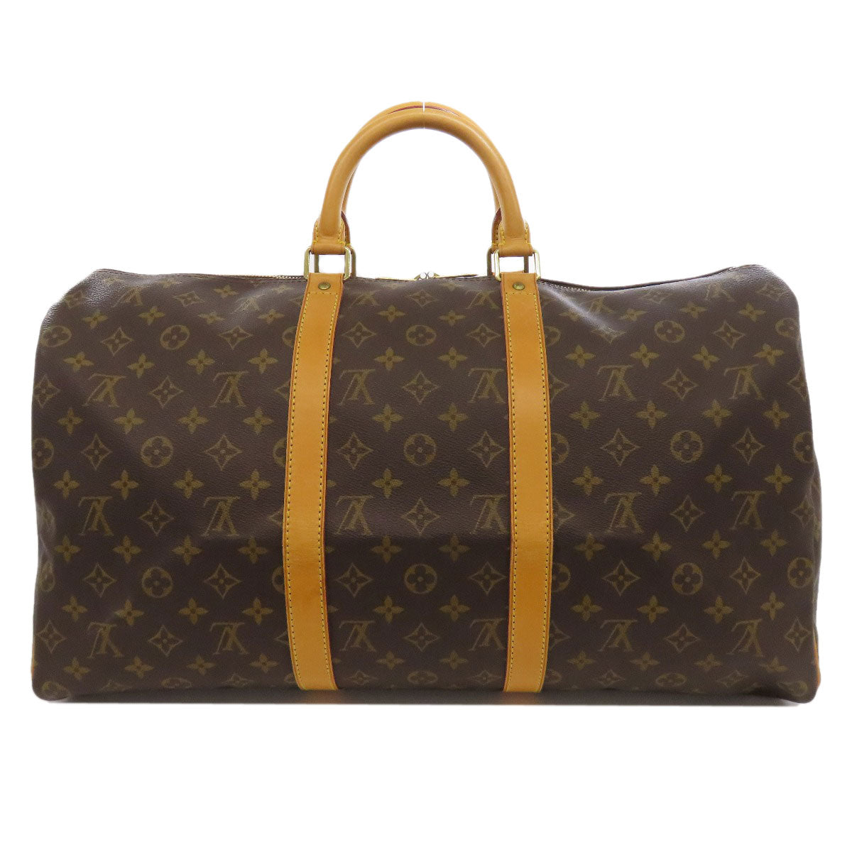 LOUIS VUITTON Boston Duffel bag M41416 Monogram canvas Brown Keepall 50 Women