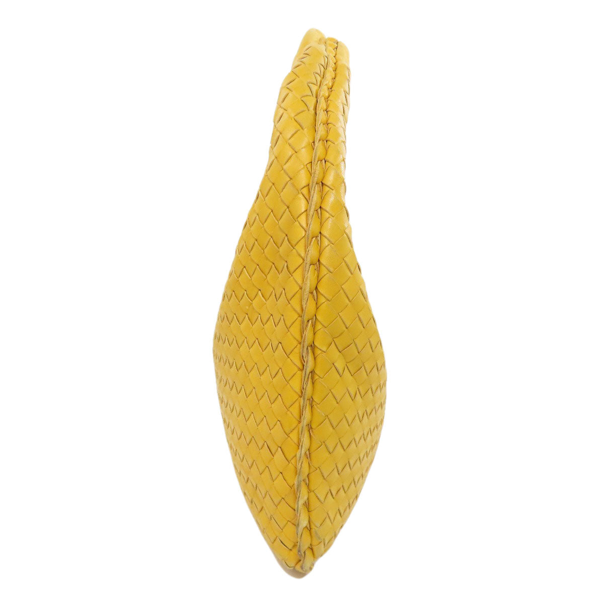 BOTTEGAVENETA Shoulder Bag Calfskin yellow one belt INTRECCIATO Women