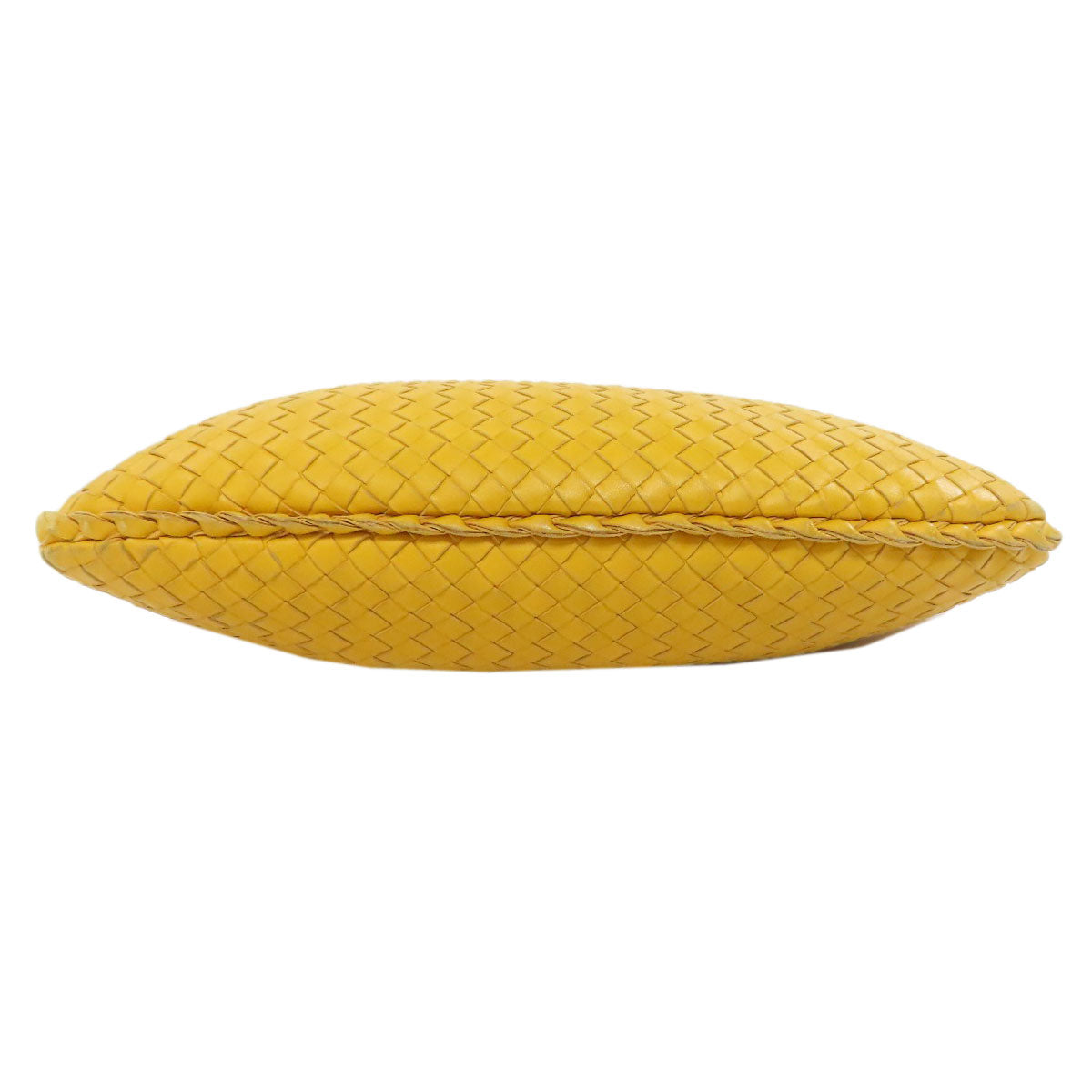 BOTTEGAVENETA Shoulder Bag Calfskin yellow one belt INTRECCIATO Women