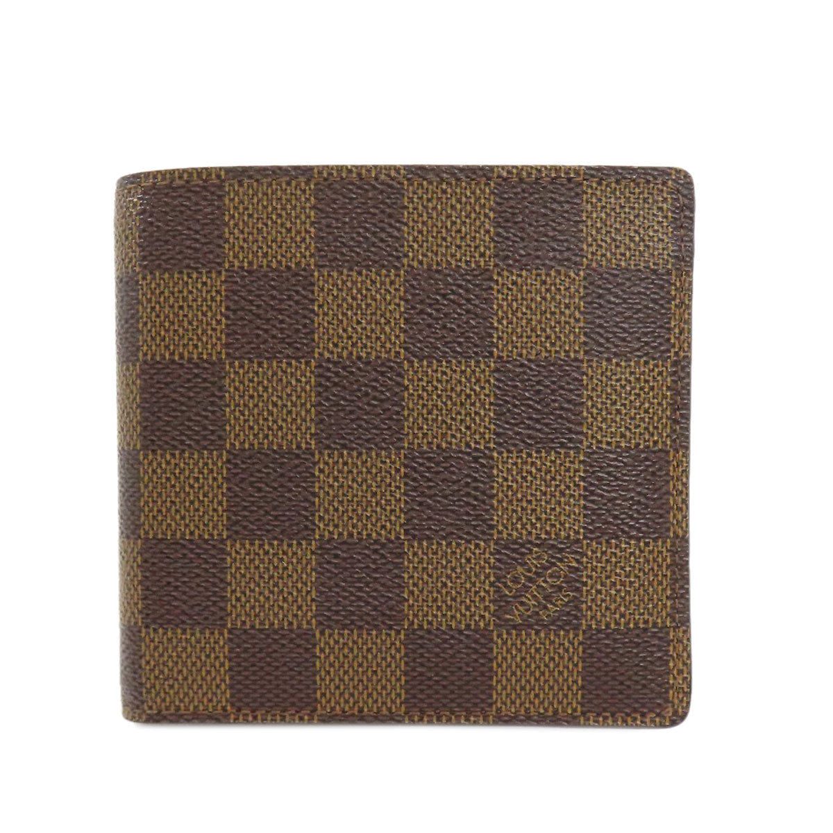 LOUIS VUITTON Bifold Wallet N61675 Damier canvas Brown Portefeuilleï¿½EMarco Women