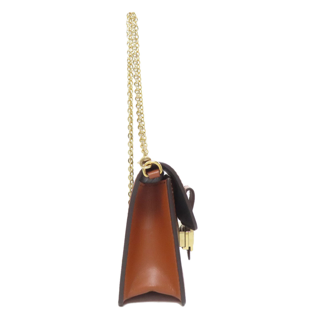 LOUIS VUITTON Shoulder Bag M68746 Monogram reverse Brown Portefeuille Dauphine Women