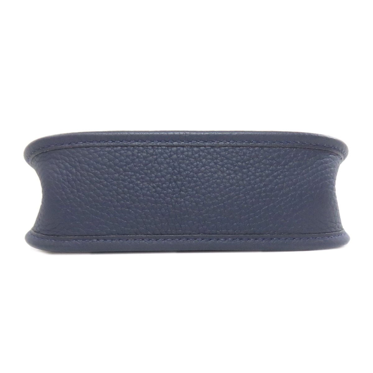 HERMES Shoulder Bag Taurillon Clemence Navy Evelyn 1 TPM SilverMetal Women