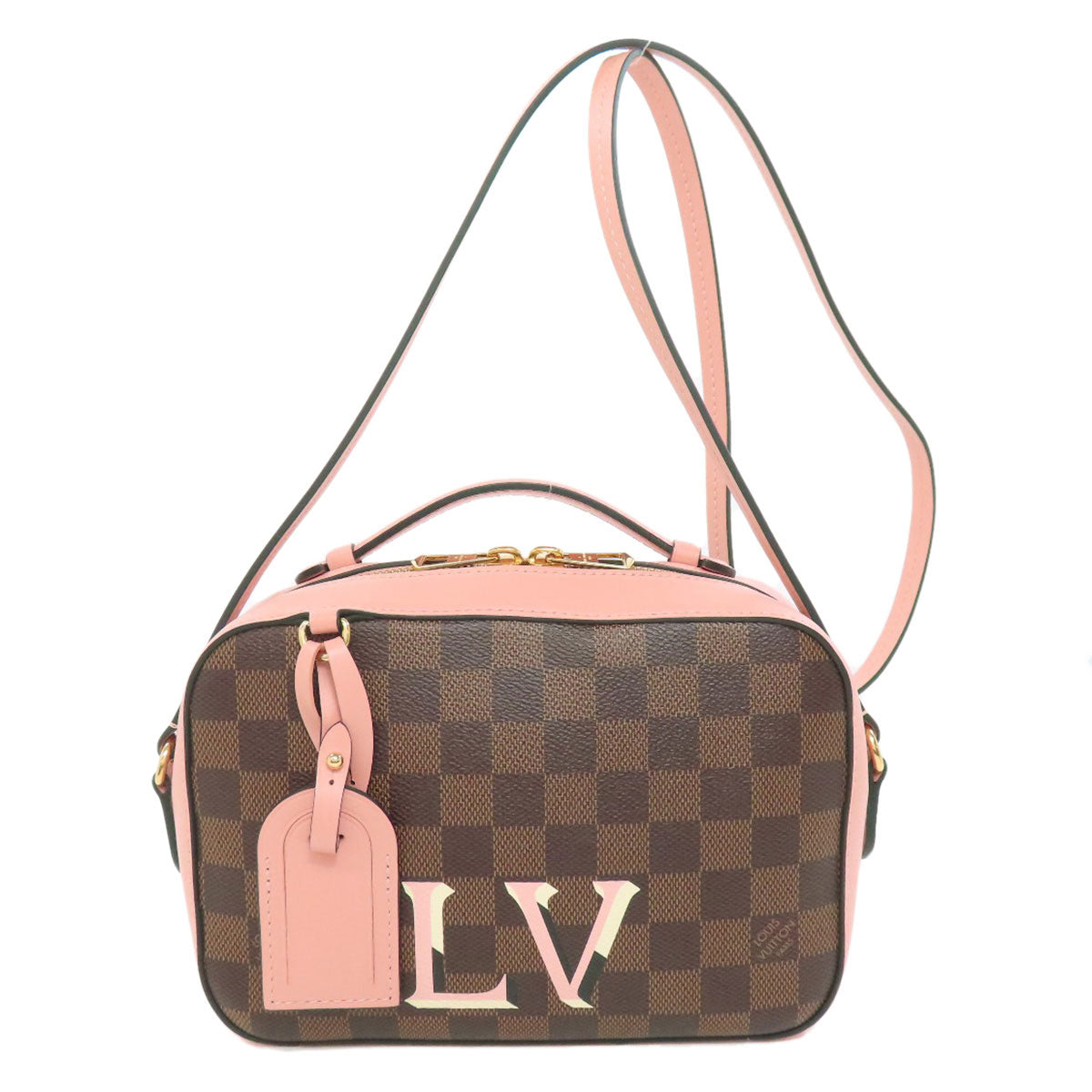LOUIS VUITTON Shoulder Bag N40179 Damier canvas Brown Santa Monica Women