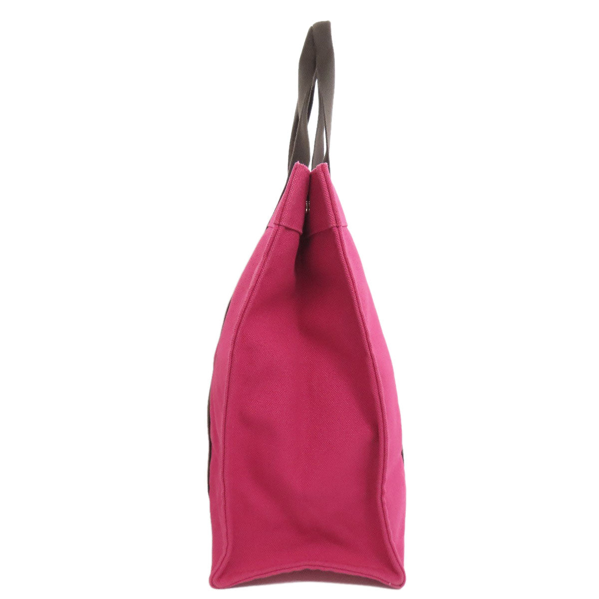 HERMES Tote Bag canvas pink Sac de Platage