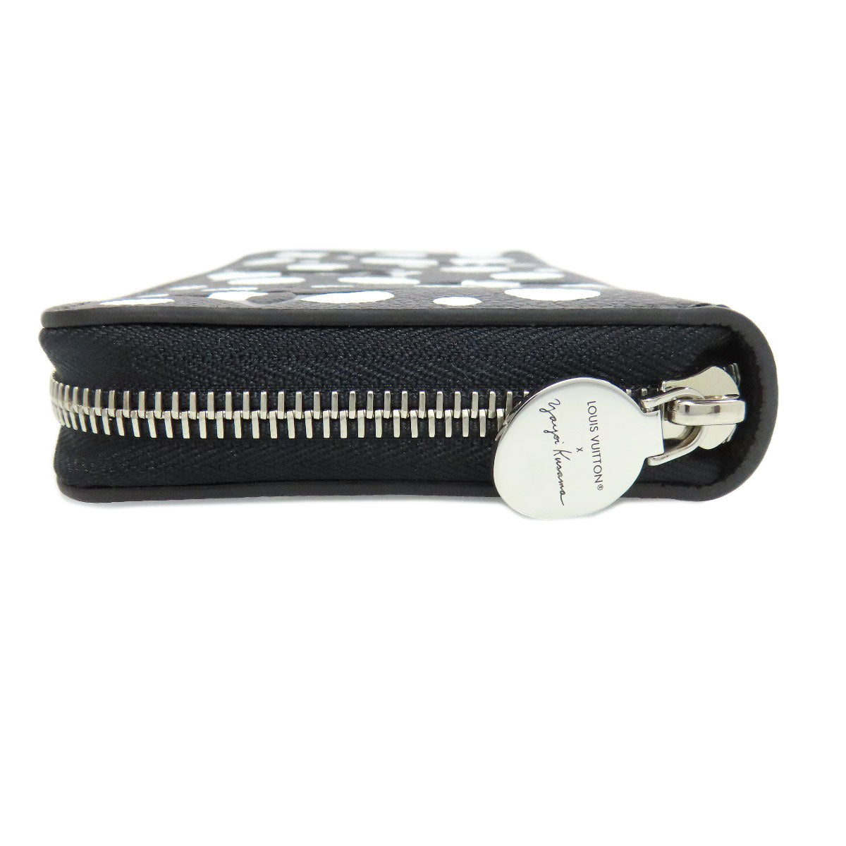 LOUIS VUITTON Long Wallet Purse M81906 Ann Platt black Zippy Wallet LVxYK Women