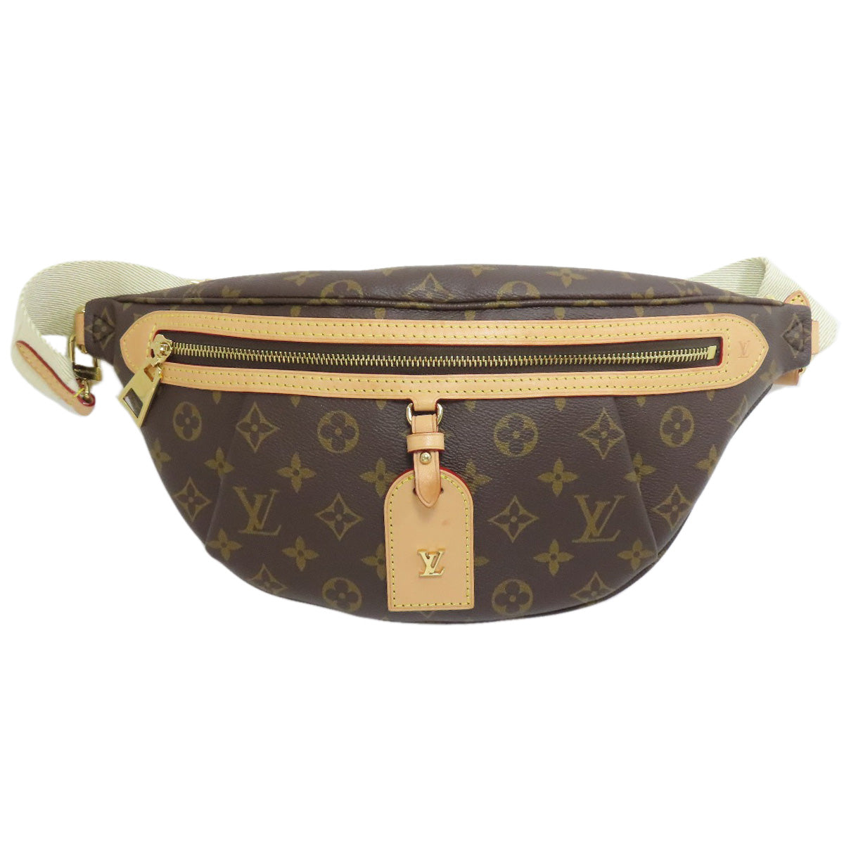 LOUIS VUITTON Hip bag M46784 Monogram canvas Brown high rise Women