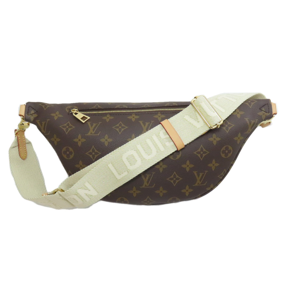 LOUIS VUITTON Hip bag M46784 Monogram canvas Brown high rise Women