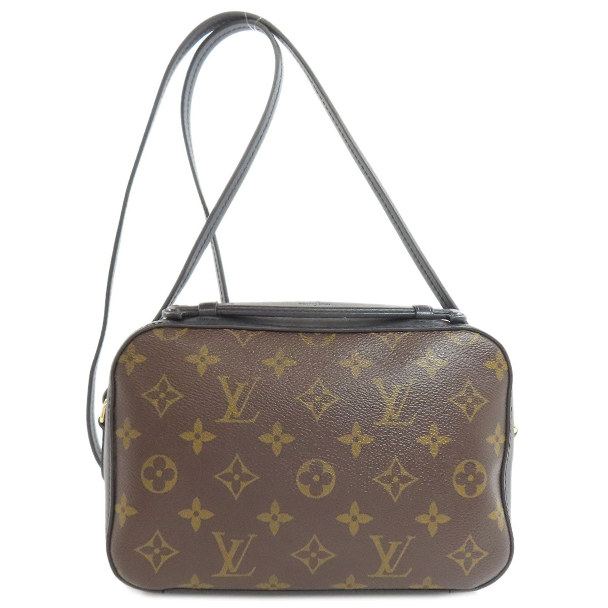 LOUIS VUITTON Shoulder Bag M43555 Monogram canvas Brown Saintonge